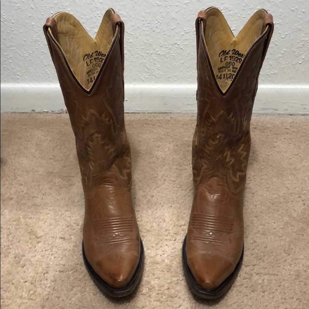Cowboy handmade leather boots